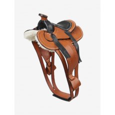 Le Mieux Toy Pony Western Saddle Tan