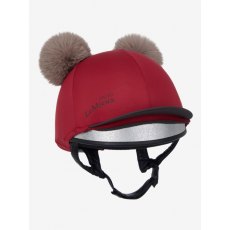 Le Mieux Mini Double Pom Hat Silk Ember