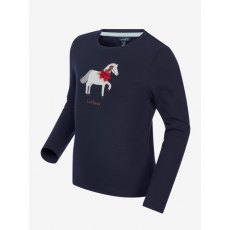 Le Mieux Mini Jessie Long Sleeve Top Navy