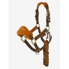 Le Mieux Mini Vogue Headcollar & Leadrope Alpine