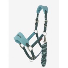 Le Mieux Vogue Headcollar & Leadrope Petrol