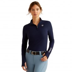 Ariat Women's Lowell 3.0 1/4 Zip Baselayer Navy Eclipse