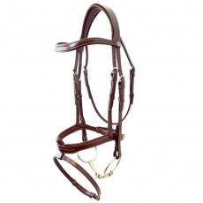 Antares Signature Flash Noseband Bridle Brown