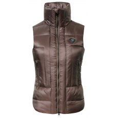 Covalliero Quilt Padded Vest Coffee