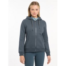 Le Mieux Elle Zip Through Hoodie Petrol