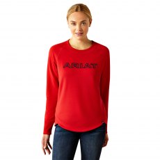 Ariat Women's Benicia Team Sweatshirt Red Ariat Women's Benicia Team Sweatshirt Red