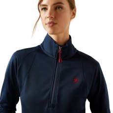 Ariat Women's Team EQ 1/2 Zip Pullover Navy Ariat Women's Team EQ 1/2 Zip Pullover Navy