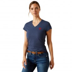 Ariat Women's BV Logo T-Shirt Navy Heather Ariat Women's BV Logo T-Shirt Navy Heather