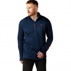Ariat Men's Team EQ 1/2 Zip Pullover Navy Ariat Men's Team EQ 1/2 Zip Pullover Navy