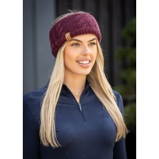 Woof Wear Cable Headband Plum Woof Wear Cable Headband Plum