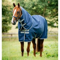 Horseware Amigo Ripstop 900D Plus Turnout 200g Navy & Titanium Grey Horseware Amigo Ripstop 900D Plus Turnout 200g Navy & Titanium Grey