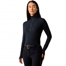Ariat Women's SolVeil 1/2 Zip Baselayer Black Ariat Women's SolVeil 1/2 Zip Baselayer Black