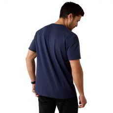 Ariat Men's Vertical Logo T-Shirt Navy Ariat Men's Vertical Logo T-Shirt Navy