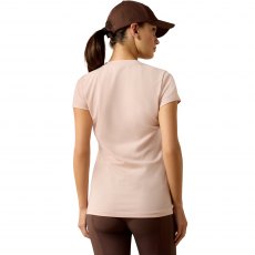 Ariat Women's Vertical Logo T-Shirt Sepia Rose Ariat Women's Vertical Logo T-Shirt Sepia Rose