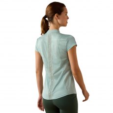 Ariat Women's Breathe 1/2 Zip Baselayer Blue Surf Ariat Women's Breathe 1/2 Zip Baselayer Blue Surf