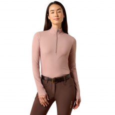 Ariat Women's SolVeil 1/2 Zip Baselayer Antler Ariat Women's SolVeil 1/2 Zip Baselayer Antler