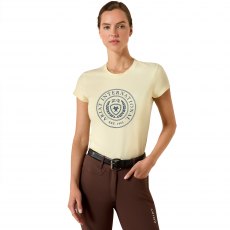 Ariat Women's Heritage Crest T-Shirt Flan Ariat Women's Heritage Crest T-Shirt Flan