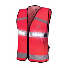 Woof Wear LED Hi Vis Riding Vest Pink Woof Wear LED Hi Vis Riding Vest Pink