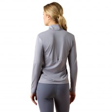 Ariat Women's Lunaveil 1/2 Zip Baselayer Quicksilver Ariat Women's Lunaveil 1/2 Zip Baselayer Quicksilver