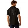 Ariat Ariat Men's Bandera 1/4 Zip Polo Shirt Black