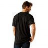 Ariat Ariat Men's Vertical Logo T-Shirt Black/Ebony