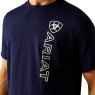 Ariat Ariat Men's Vertical Logo T-Shirt Classic Blue/White