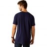 Ariat Ariat Men's Vertical Logo T-Shirt Classic Blue/White